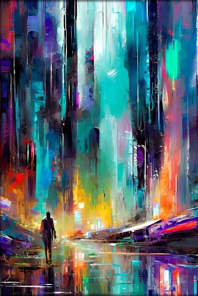 Illume IV - billede kunst med farver