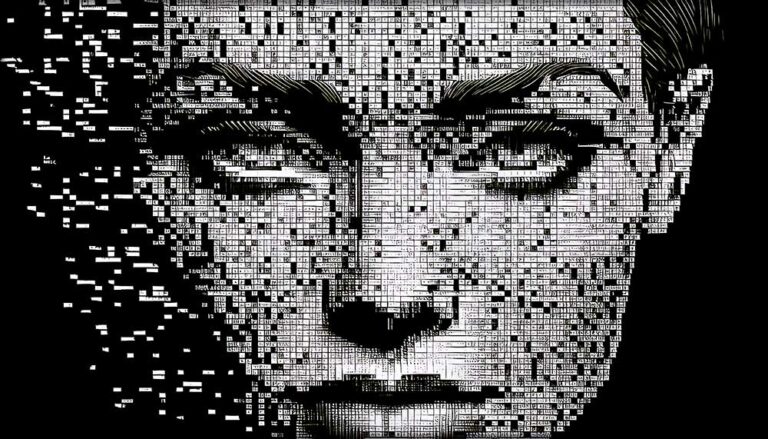 Digital pixel art kunst