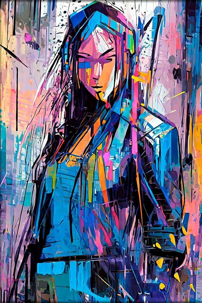 Blitz III - unikt kunstbillede