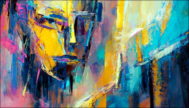 Billeder til stuen i flotte farver