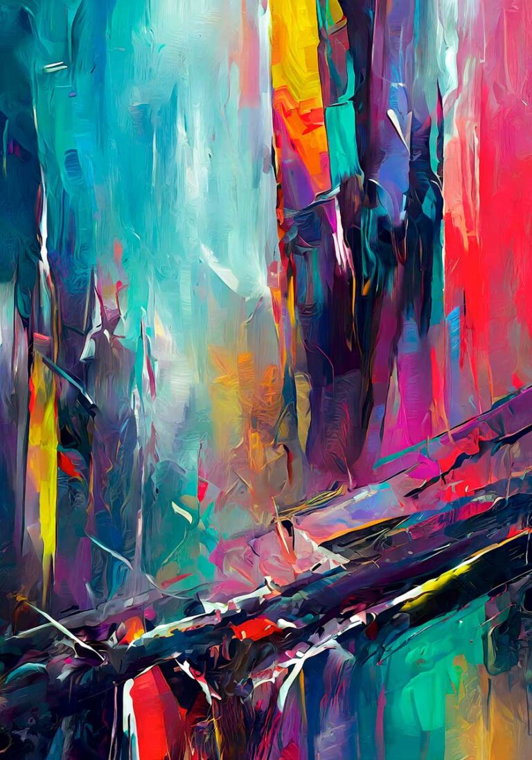 Brilliant III - stor plakat med kunst