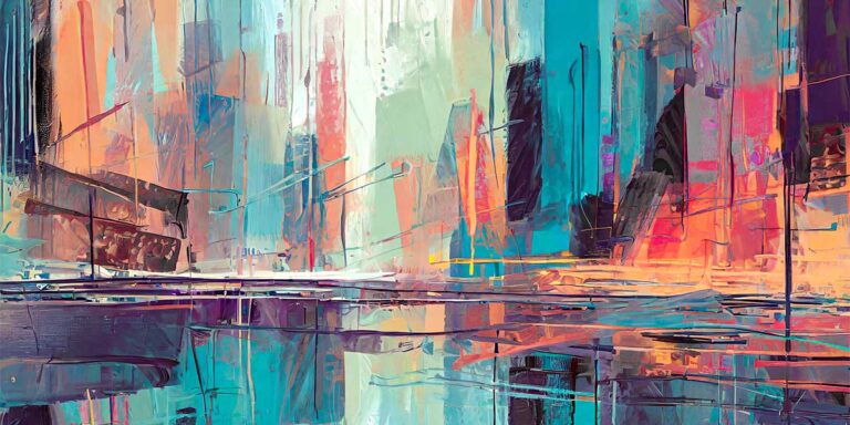 Outlands I - plakat moderne abstrakt